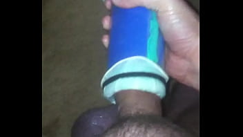 Preview 1 of Sex Catfights - Stroking My Cock and Fucking MY Fleshlight Til I Blow A Load of Cum All Over
