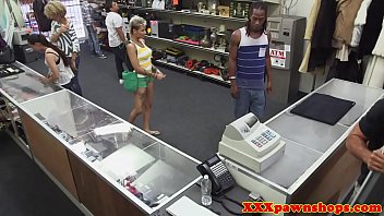 Preview 3 of Shakeela Sex Movies - Ebony babe stripteasing pawnbroker