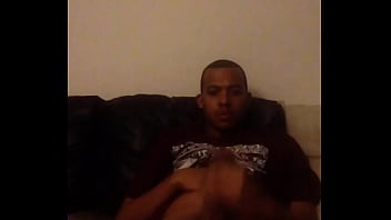Preview 1 of Desi Sales Suit - Stroking my dick before bed