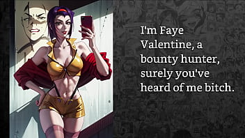 Preview 2 of Porno Ereb - [FayGrey] [Caught by the bounty huntress Faye Valentine and turned into a public whore] (Joi Sissification AnalDestruction Sissygasm Ice Humiliation Domination)