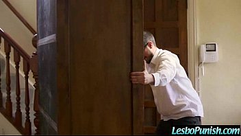 Preview 1 of Lea Casper - Punish Lesbians Treatment In Hot Sex Lesson vid-15