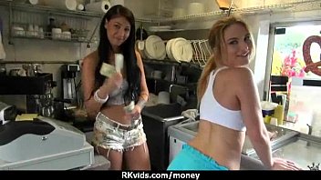 Preview 3 of Natalie Lust And Threesome - Amateur girl accepts cash for sex from stranger 6