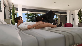 Preview 4 of Sert Orgazm - GTA 5 - Natalia Zverovna gets Fucked Hot Coffee