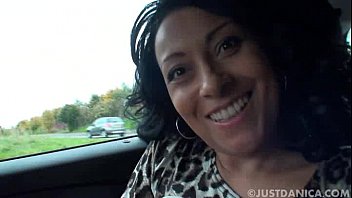 Preview 4 of Domino Presley - Danica Collins (Donna Ambrose) Plays In Car