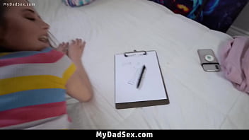 Preview 3 of Sex89 Hd Vidoes - Stepdaddy Punishing His Stepdaughter Disrespecting Her Stepmom - Mydadsex