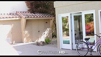 Preview 1 of Best Back Fucking - FantasyHD - Hot Carrie Brooks enjoys being fed fruit while being fucked