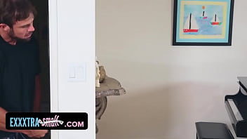 Preview 2 of Chijy - ExxxtraSmall - Petite Maid (Angel Smalls) Gets Fucked For Money