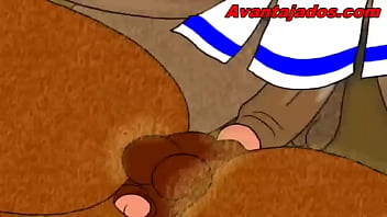 Preview 2 of Sara Gar - Cartoon Porno Gay os Deuses Pauzudos