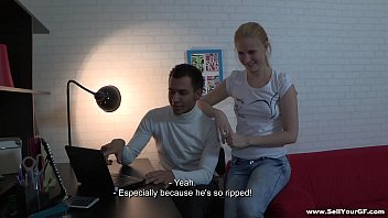 Preview 1 of Moriah Milles In Red Outfit - Sell Your GF - Paying by the orgasm Amber Daikiri teen porn