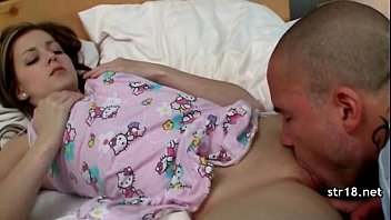 Preview 4 of Cctv Son Wife - Cute young girl is a bad student