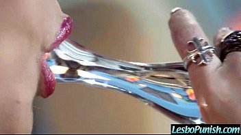 Preview 1 of White Fake Dick - Hard Sex Practice By Hot Lesbos Using Toys vid-05