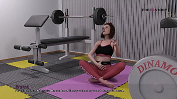Preview 1 of Vabi Debor Bed Sex Video - My Dorm 3 - Emma Fantasying about her Stepbrother Mark and masturbating in the shower