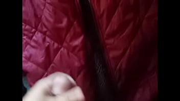 Preview 2 of Russian Mature Fucker - another great cumshots on my down jacket !!!