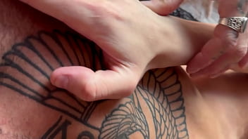 Preview 3 of Neighbour Aunty Sex - TIAGO GA&Uacute_CHO - MUSCULAR BLONDE FUCKED - FULL ON RED