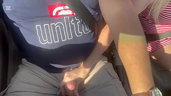 Preview 2 of Lauren Gottlieb Sexy Boobs - Playing with my uber driver