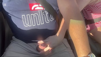 Preview 3 of Lauren Gottlieb Sexy Boobs - Playing with my uber driver