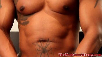 Preview 3 of Tokyohot Sex - Muscular ebony pornstar Kai Adams in solo fun