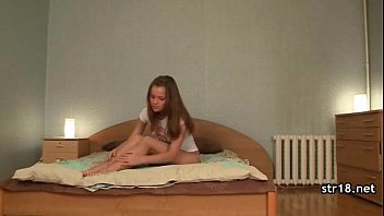 Preview 2 of Boyfrend Strapon - Tiny Teen Sluts Practice Fucking