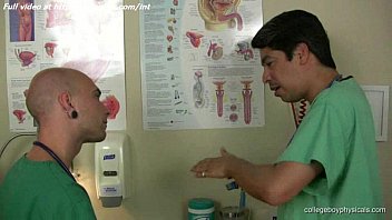 Preview 3 of Tube Gangbang Cum Swallow - Dr Simons inspects a guy - Full videos at https://bit.ly/3j6uqio