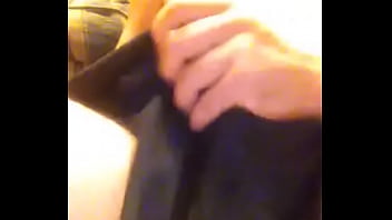 Preview 1 of Semale Black Cock - Jerking off my big dick shooting cum down my balls