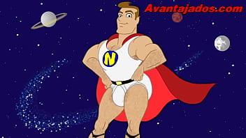 Preview 2 of Bengali Sxe - Desenho Gay  do Heroi da Bunda Gigante