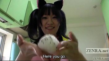 Preview 3 of Full Movies Chines Xxx - Japanese AV star bizarre rice balls armpit pressing Subtitled