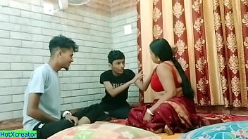 Preview 2 of Sexy Milf Mother Daunther Brasil - What the Fuck! Indian Naughty Family Sex