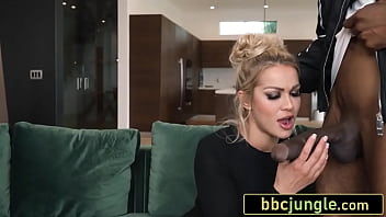 Preview 2 of Habey Change - Hot Blonde MILF Makes a Deal With Black Dude To Stop Bullying Her Stepson