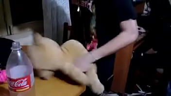 Preview 4 of Mom N Son Had - Horny scene boy fucks anal a hot blonde Teddy Bear