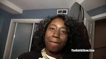 Preview 1 of Wife Sucks 2 Guys - thick black chocoalte fucked by hairy paki