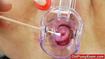 Preview 3 of Gape Husband - Milf gyno done right with a spekula