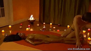 Preview 4 of Smearing Cum Belly - Touch Her Vagina Like This Way