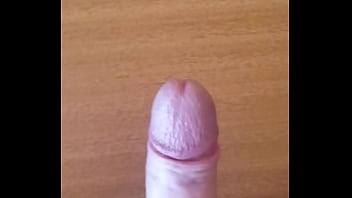 Preview 2 of Clebreaty Tub Video - Smacking my thick hard cock on the desk