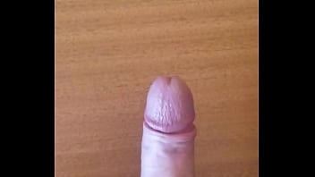Preview 3 of Clebreaty Tub Video - Smacking my thick hard cock on the desk