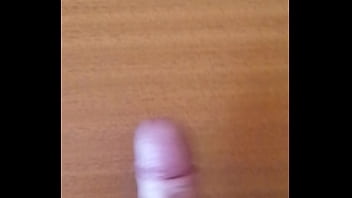 Preview 4 of Clebreaty Tub Video - Smacking my thick hard cock on the desk