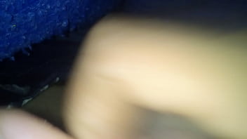 Preview 3 of Boobs Train Bus - punheta da namorada com gozada