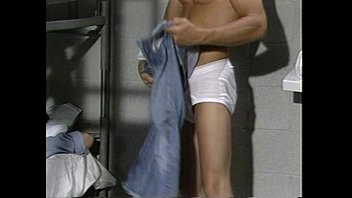 Preview 1 of Bluo Eyee - Jeff Stryker in jail (Vintage gay fuck)