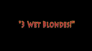 Preview 1 of Xxx Teenns - 3 Wet Blondes!! Vicky,  Puma &amp_ Charlee!