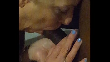 Preview 2 of Love Ho - Slutwife Carol deepthroating black friend from AFF