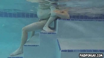 Preview 2 of Sini Nerza - Straight hunk paid to get fucked anally underwater
