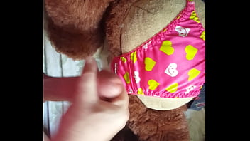 Preview 3 of Luxury Anus - cum on satin panties