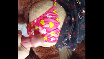 Preview 4 of Luxury Anus - cum on satin panties