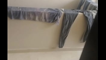 Preview 4 of Katt Leya Ebony Babe Fucking - laundry day and i was fucking with a neighbor and cuckold film from the bedroom