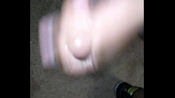 Preview 1 of Malade Au Lit - Jerking slippery black cock