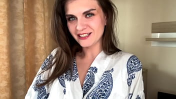 Preview 2 of Natasha Malko - Stepmother with Fat Cock makes Stepson licking her milky Nipples