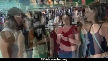 Preview 2 of Desi Forced Groupfuck Village - Slutty amateur babe is paid cash from some crazy public sex 9