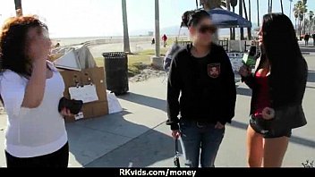 Preview 1 of Babe Pregnant - Slutty amateur babe is paid cash from some crazy public sex 3