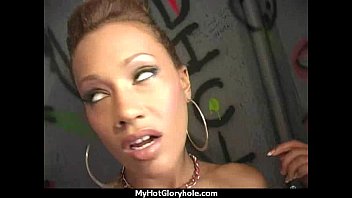 Preview 4 of Big Tits Mature Uniform - Ebony Slut Fucks A White Gloryhole Cock In Her First Interracial Scene 5