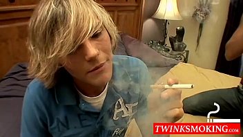Preview 1 of Jav Porn Jav Takma Yarak - Dillon and Kyros smoke in bedroom and suck and fuck bareback