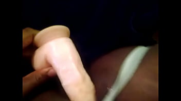 Preview 2 of Nude Cewek Tidur Telanjang - Black boy taking white dick dildo